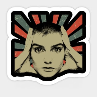 Sinéad O'Connor || Vintage Art Design || Exclusive Art Sticker